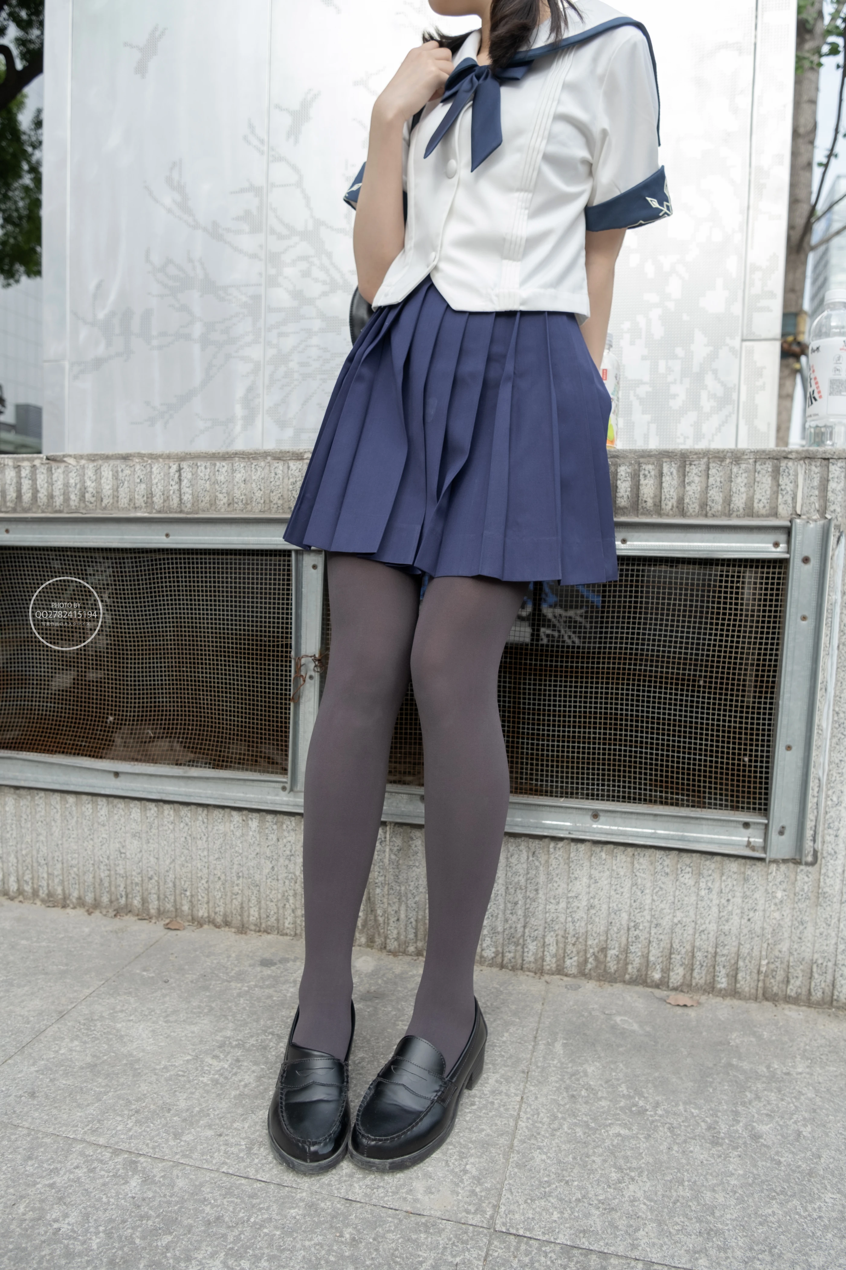 森萝财团 有料 NO.039 小香 天台上的JK灰丝美少女 [90P]插图5